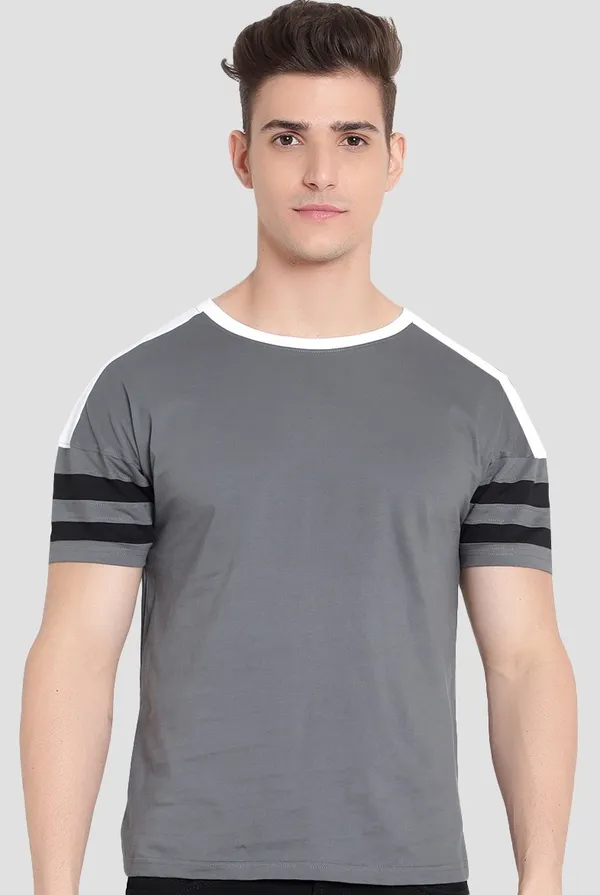 Grey__Solid_Men_Round_Neck_Grey_T-Shirt
