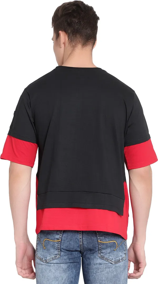 Red__Printed_Men_Round_Neck_Red_T-Shirt