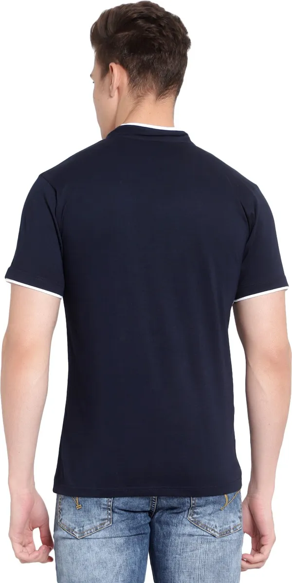 Navy_Blue__Solid_Men_Mandarin_Collar_Navy_Blue_T-Shirt