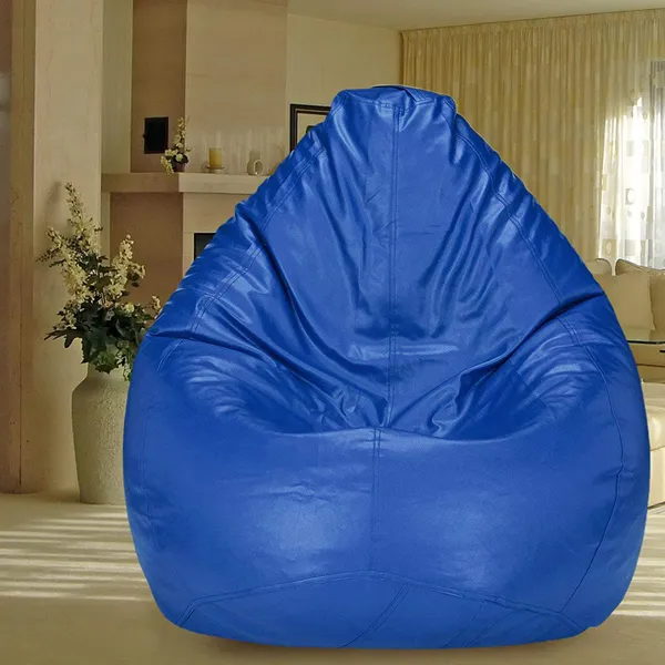 SHIRA 24 Tear Drop Bean Bag Cover Without Beans Blue Price in
