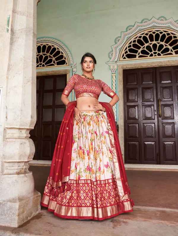 Red_Patola_Print_Traditional_Lehenga_Choli_(Flower_Red)