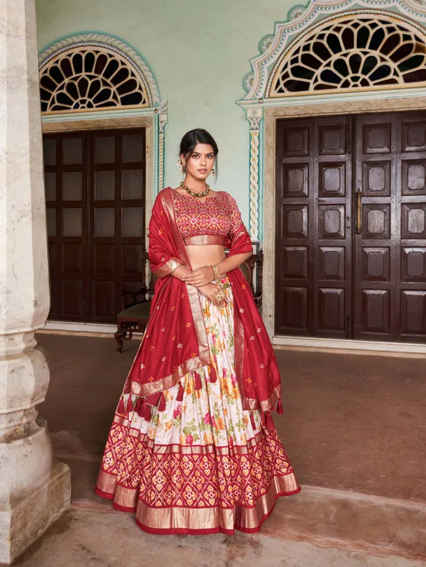 Red_Patola_Print_Traditional_Lehenga_Choli_(Flower_Red)