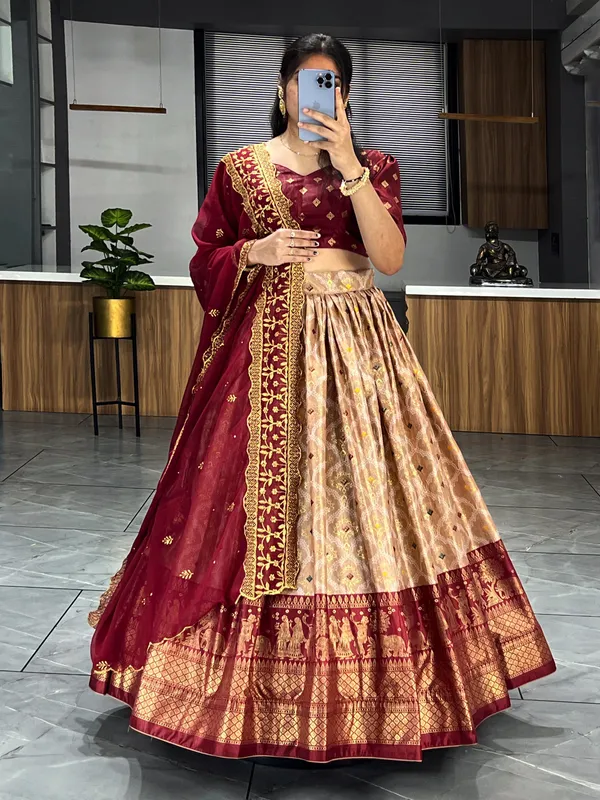 Bandhani chaniya choli designs top