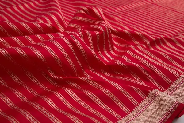Red_Soft_Jequard_Weaving_Silk_Saree