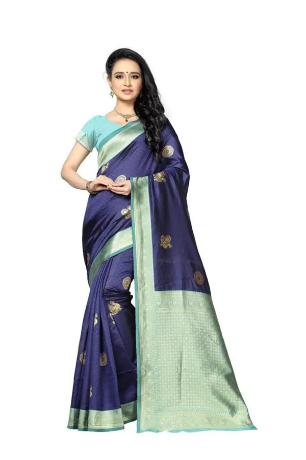 Nevy_Blue_Soft_Jequard_Weaving___Silk_Saree
