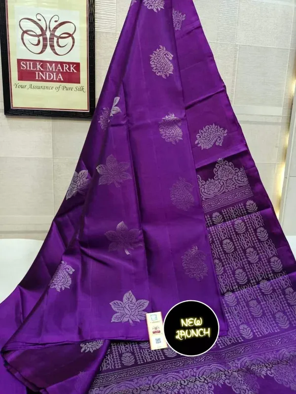 Purple_Soft_jequard_Weaving_Silk_Saree