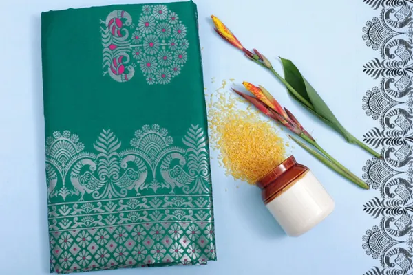 Rama_Soft_jequard_Weaving_Silk_Saree