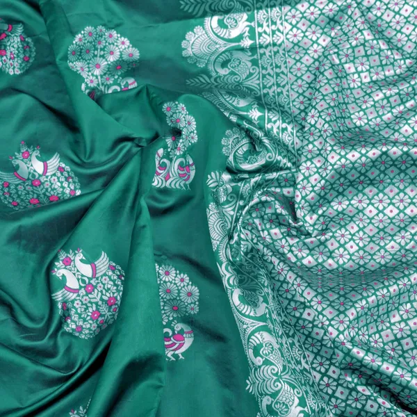 Rama_Soft_jequard_Weaving_Silk_Saree