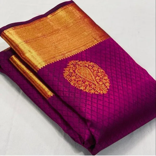 Pink_Soft_jequard__Weaving_Silk_Saree