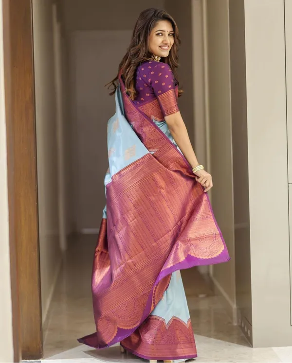Rama_Soft_jequard__Weaving_Silk_Saree