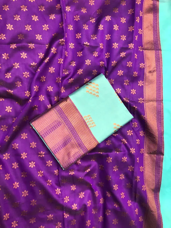 Rama_Soft_jequard__Weaving_Silk_Saree