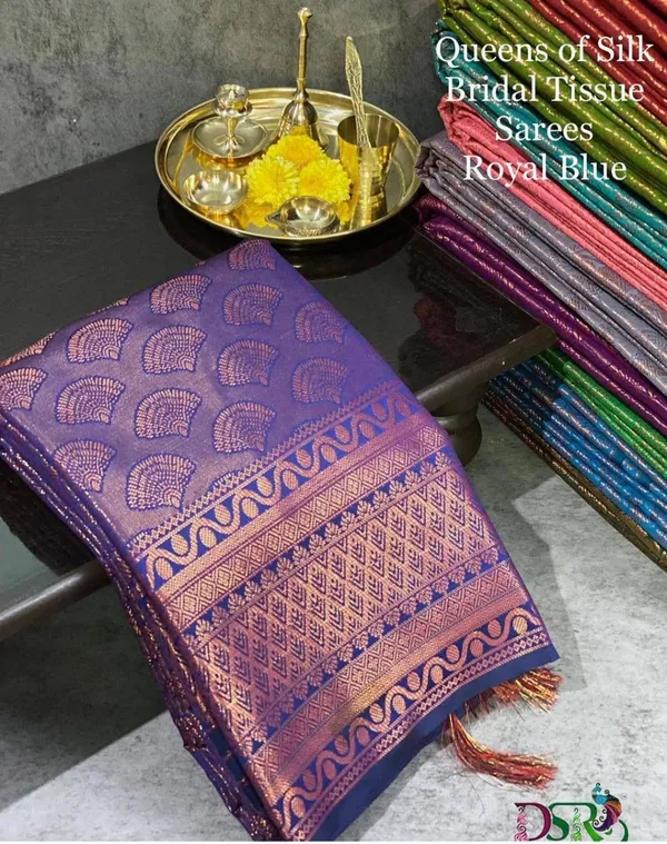 Purple_Soft_jequard__Weaving_Silk_Saree