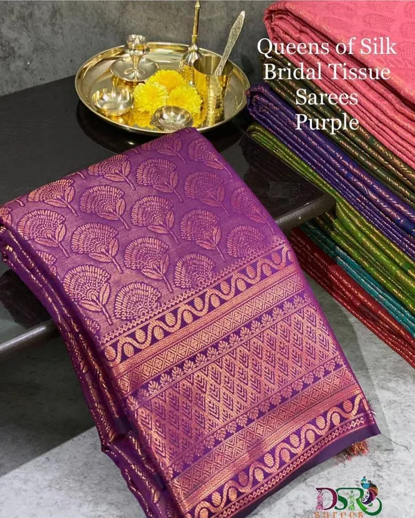 Wine_Soft_jequard__Weaving_Silk_Saree