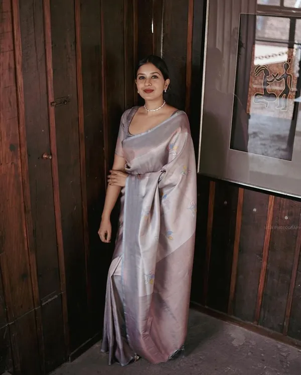 Grey_Soft_jequard__Weaving_Silk_Saree