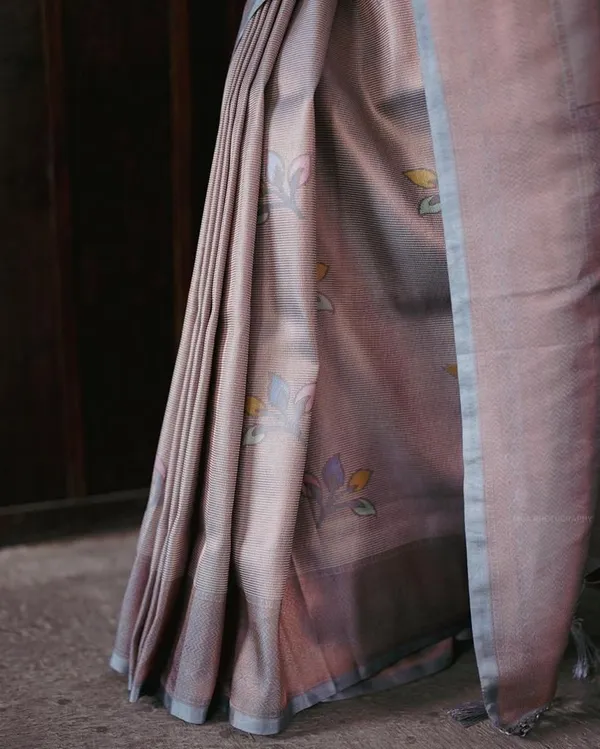 Grey_Soft_jequard__Weaving_Silk_Saree