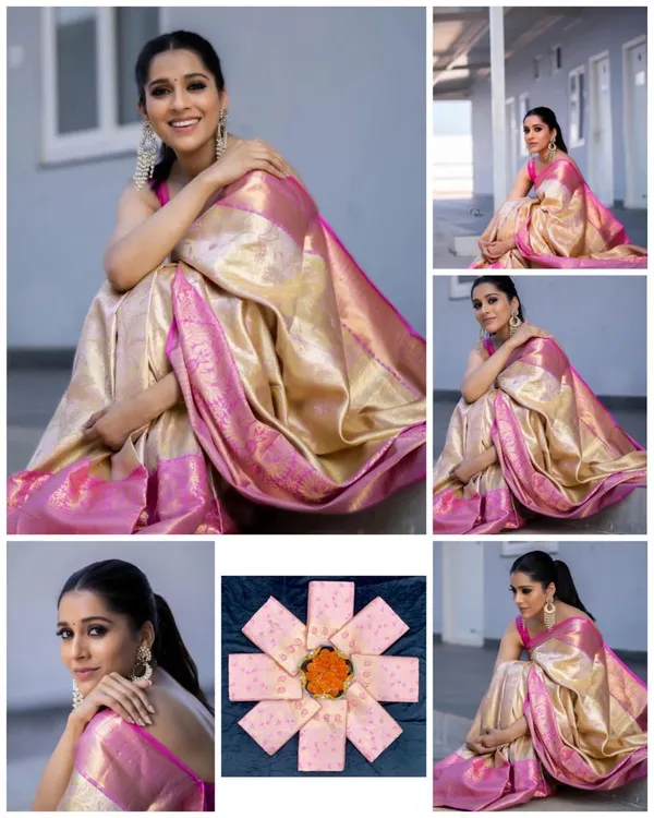 Cream__Soft_jequard__Weaving_Silk_Saree