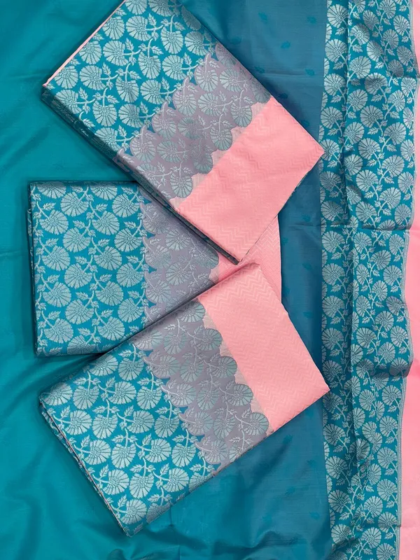 Pink_Soft_jequard__Weaving_Silk_Saree
