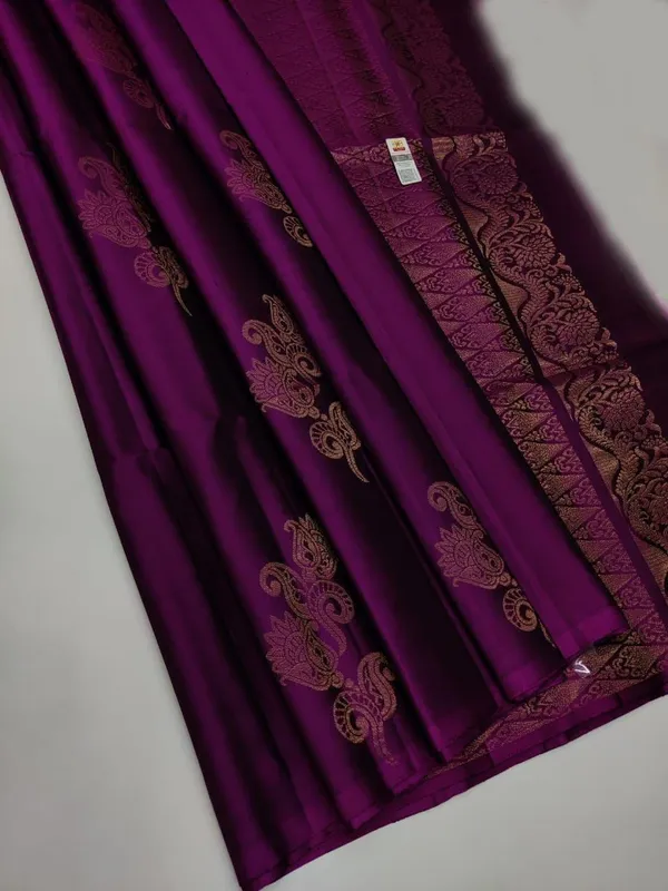 Dark_Purple_Soft_jequard__Weaving_Silk_Saree