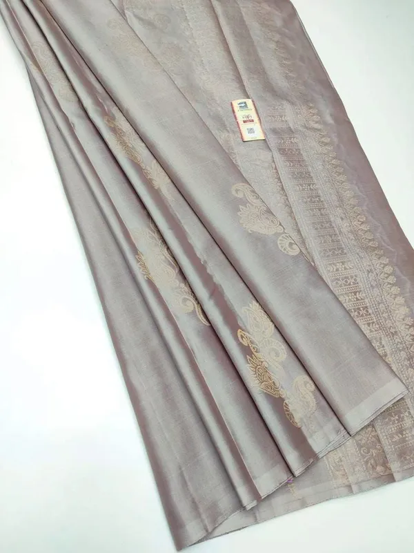 Grey_Soft_jequard__Weaving_Silk_Saree