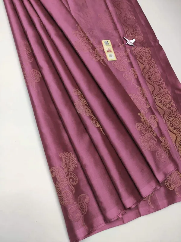 Pink_Soft_jequard__Weaving_Silk_Saree
