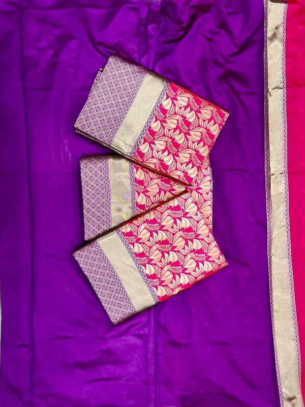 Pink_Soft_jequard__Weaving_Silk_Saree