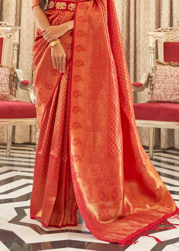Red_Handloom_Weaving_Silk_Saree
