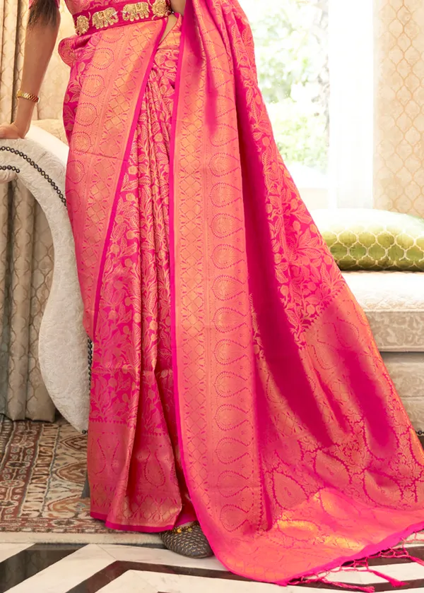 Pink__Handloom_Weaving_Silk_Saree