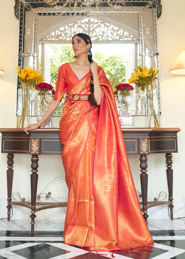 orange__Handloom_Weaving_Silk_Saree