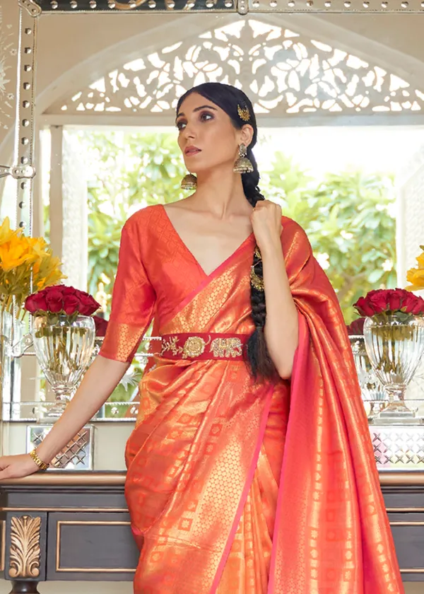 orange__Handloom_Weaving_Silk_Saree