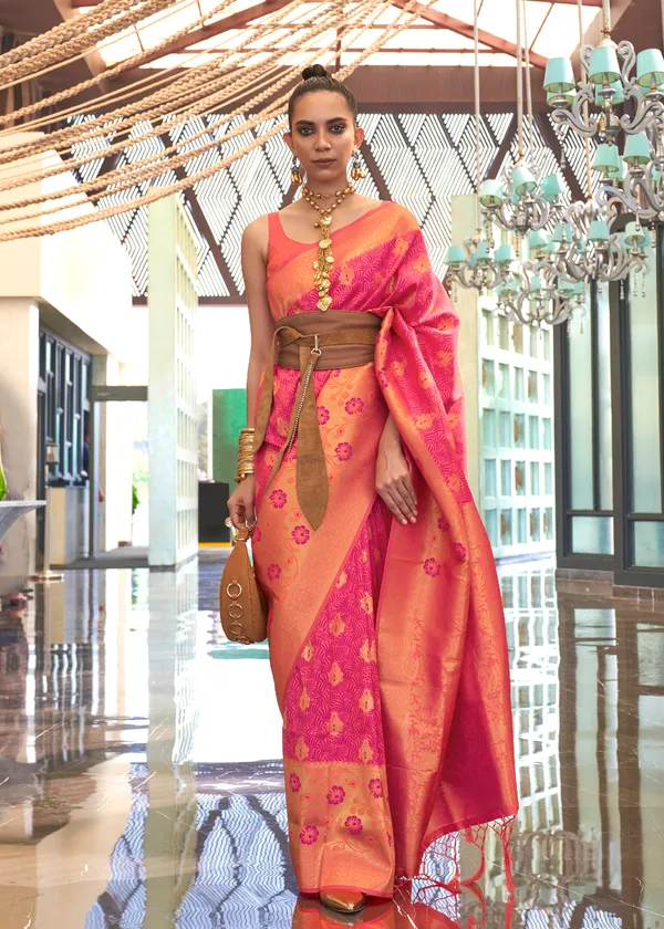 pink__Handloom_Weaving_Silk_Saree