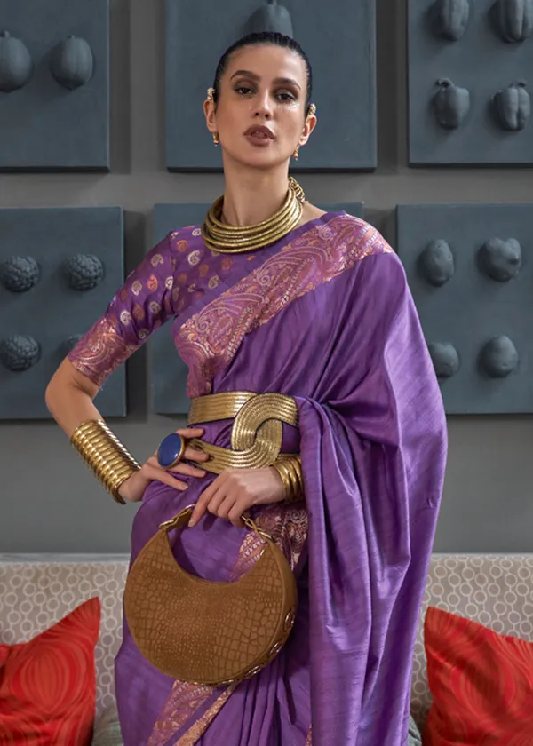 Purple_Copper_Zari_Handloom_Silk_Saree