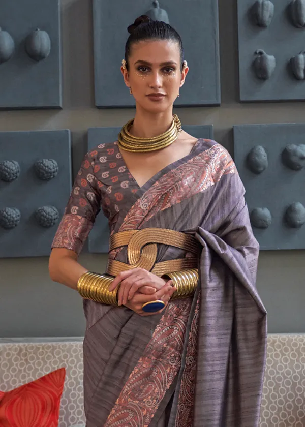 Grey_Copper_Zari_Handloom_Silk_Saree