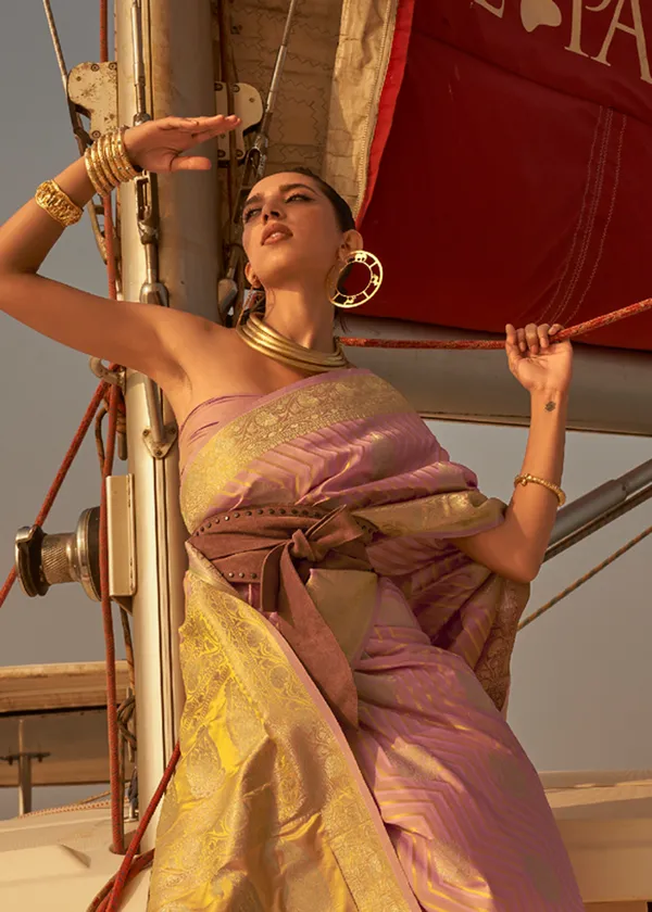 Gold_Yellow_And_Purple___Satin_Tissue_Weaving_Silk_Saree