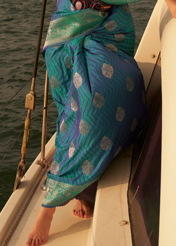 Metalic__Satin_Tissue_Weaving_Silk_Saree