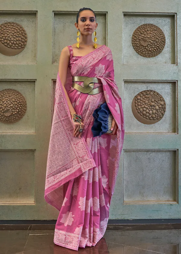 Purple_Chikankari_Lukhnowi_Handloom_Saree