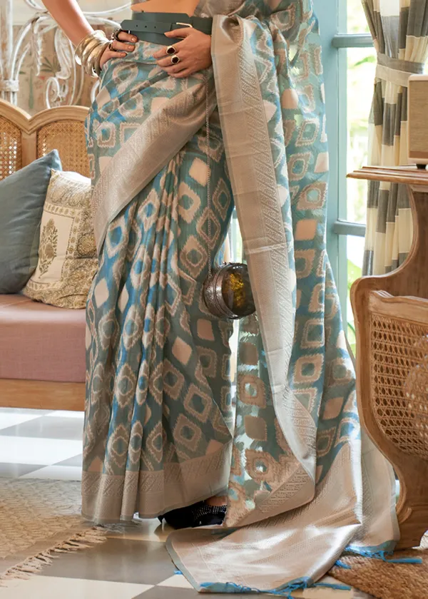 Metalic_Tissue_Handloom_Silk_Saree