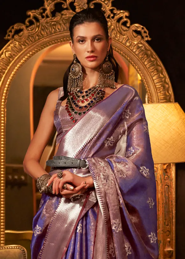 Purple_Organza_Handloom_Weaving_Silk_Saree