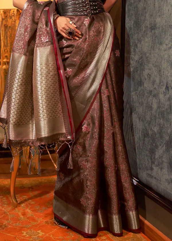 silver_purple__Organza_Handloom_Weaving_Silk_Saree