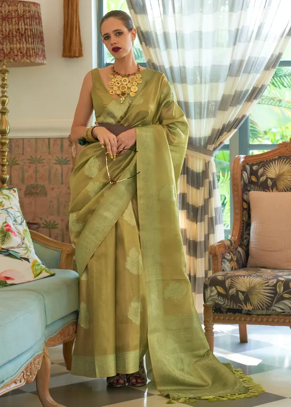 Green__Satin_Tissue_Weaving_Silk_Saree