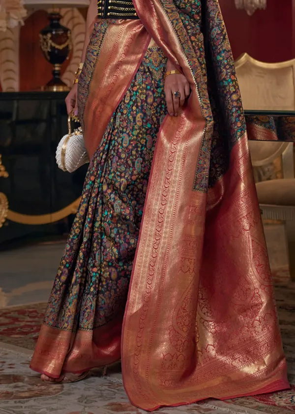 Black_And_Red_Kashmiri__Modal_Handloom_Saree