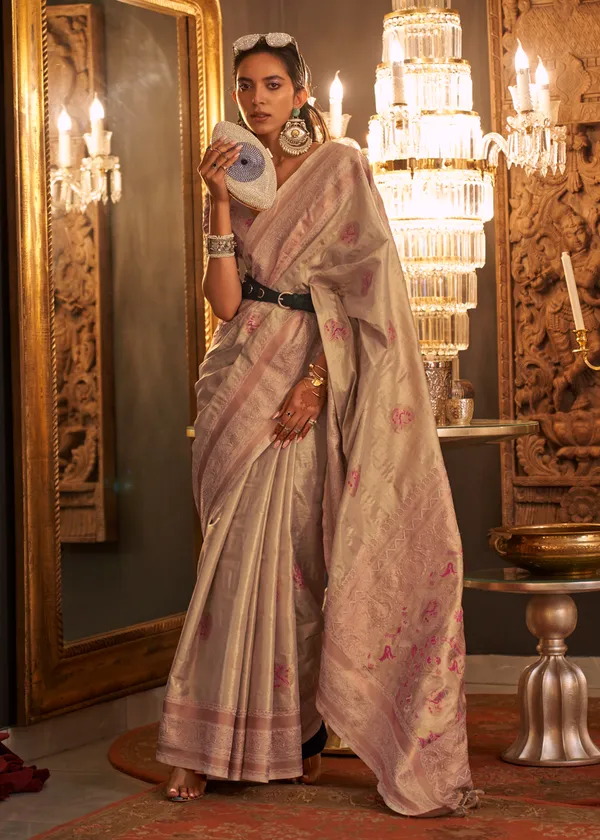 Cream_Handloom_Weaving_Silk_Saree