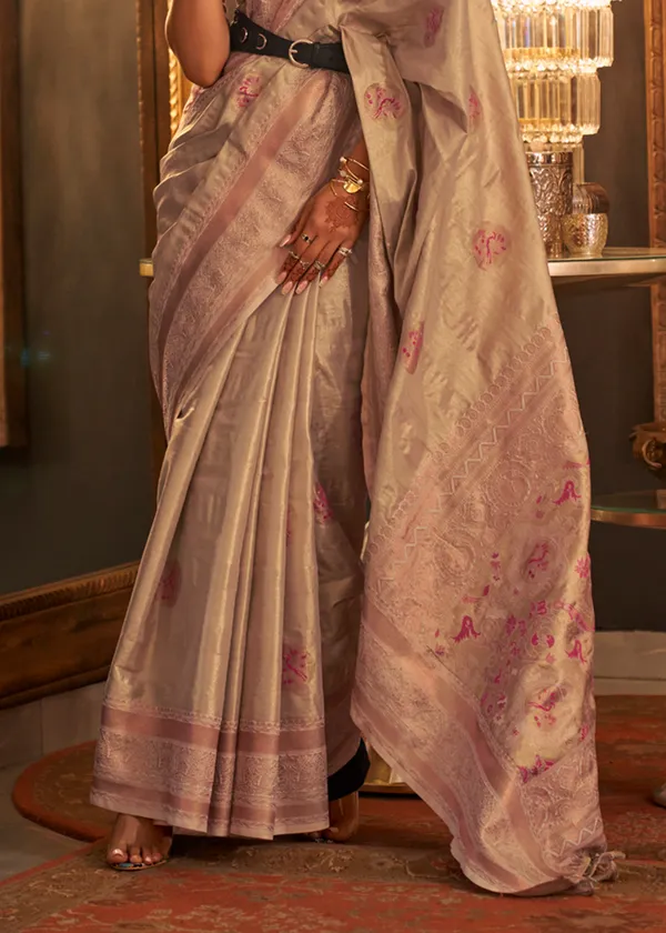 Cream_Handloom_Weaving_Silk_Saree