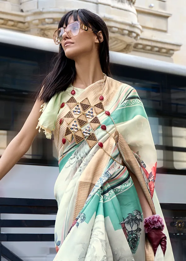 Cream_Satin_Handloom_Weaving_Saree