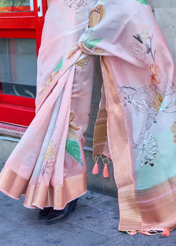 Multicolour_Satin_Handloom_Weaving_Saree