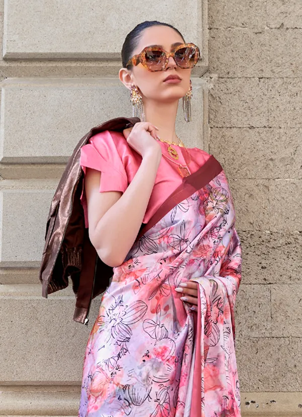 Pink_Two_Tone_Handloom_Weaving_Saree