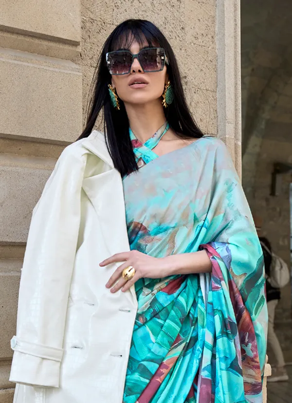 Sky_Blue__Two_Tone_Handloom_Weaving_Saree