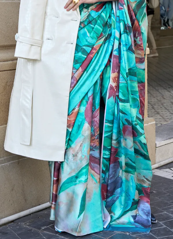 Sky_Blue__Two_Tone_Handloom_Weaving_Saree