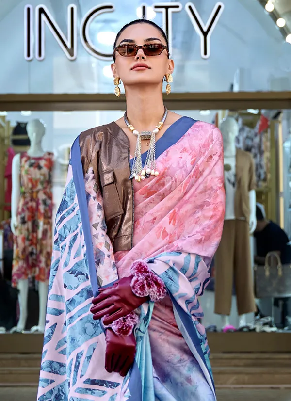 Multicolour_Two_Tone_Handloom_Weaving_Saree