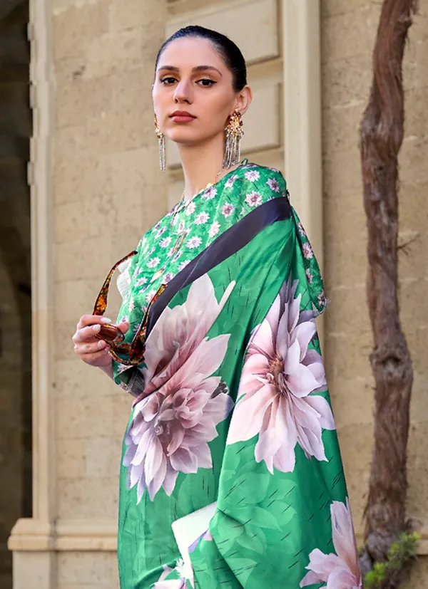 Green_Two_Tone_Handloom_Weaving_Saree