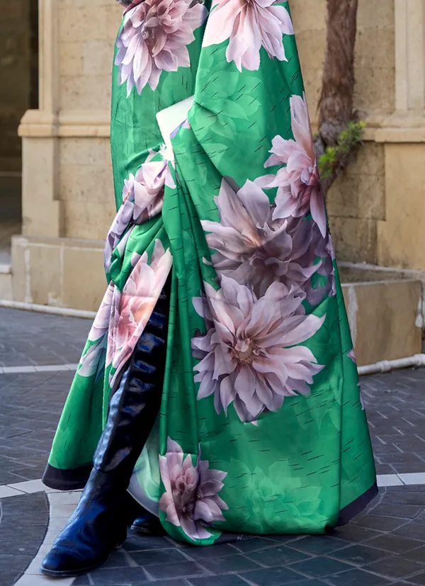 Green_Two_Tone_Handloom_Weaving_Saree